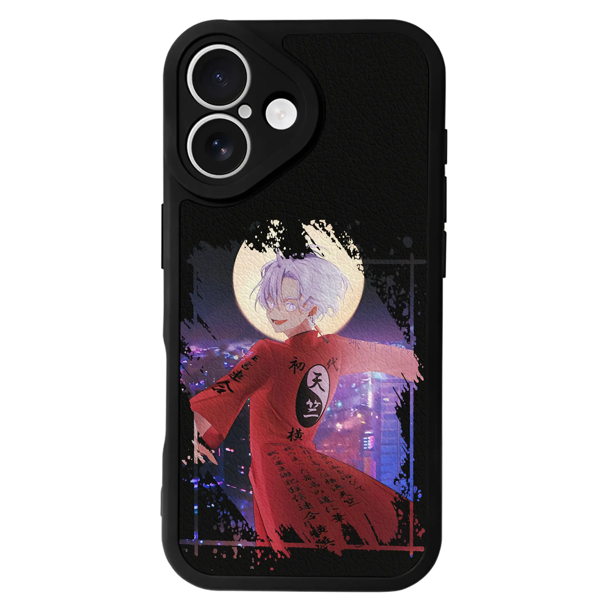 東京リベンジャーズ グッズ,黒川イザナ - IPhone 16シリーズ対応 ・ シリコンスマホケース ・ レザー調 ・ 高精度フィット ・ 耐衝撃 ・ ワイヤレス充電対応 ・ 精密カット